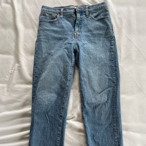 Madewell classic straight jeans size 28